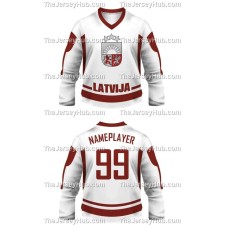 Team Latvia Hockey Jersey Light