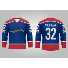 Team Liechtenstein Hockey Jersey Dark