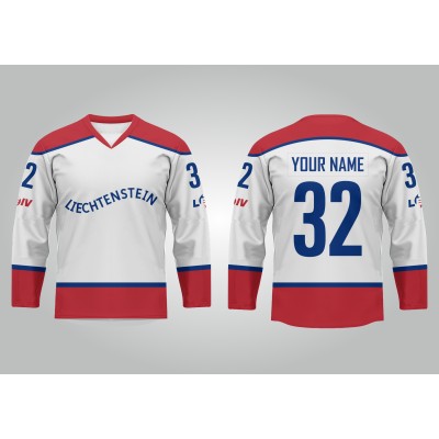 Team Liechtenstein Hockey Jersey Light