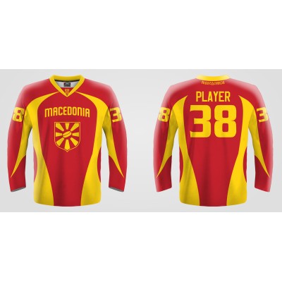 Team Macedonia Hockey Jersey Dark