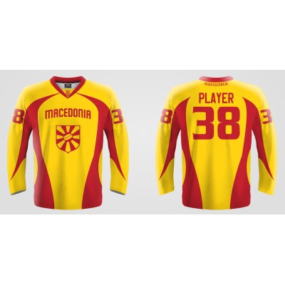 Team Macedonia Hockey Jersey Light