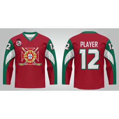 Team Portugal Hockey Jersey Dark
