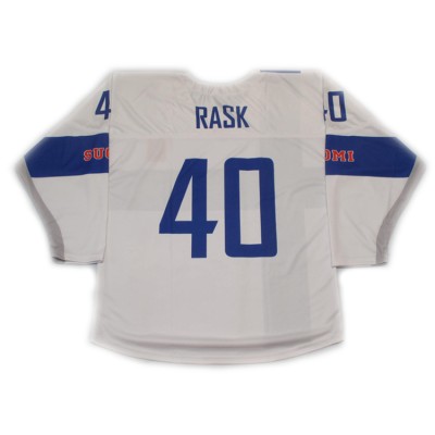 Team Finland 2014 Hockey Jersey Tuukka Rask Light