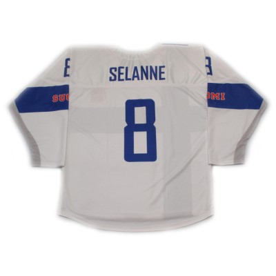 Team Finland 2014 Hockey Jersey Teemu Selanne Light