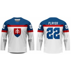 Team Slovakia 2022 Hockey Jersey Light