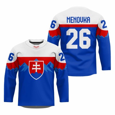 Team Slovakia 2026 Hockey Jersey Dark Dvorsky