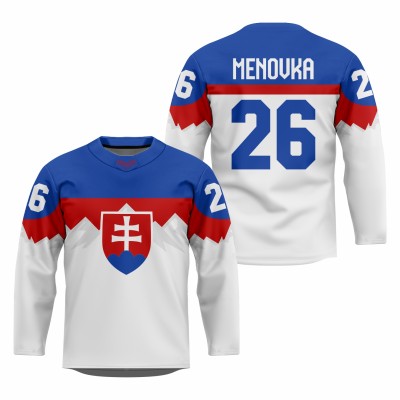 Team Slovakia 2026 Hockey Jersey Light Dvorsky