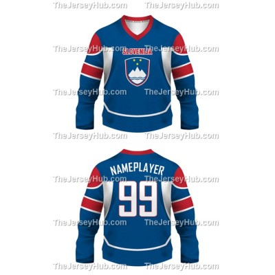 Team Slovenia Hockey Jersey Dark