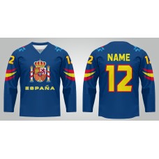 Team Spain Hockey Jersey Dark