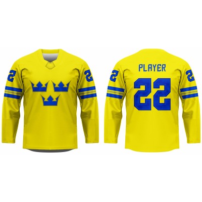Team Sweden Hockey Jersey 2022 Light