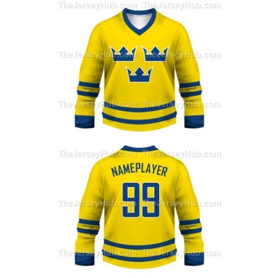 Team Sweden Hockey Jersey Light