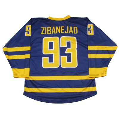 Team Sweden Hockey Jersey Mika Zibanejad Dark