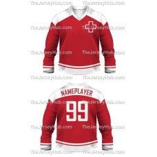 Team Switzerland Hockey Jersey Dark