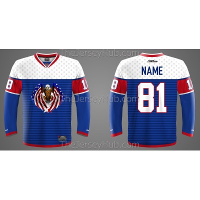 Team USA Eagle Hockey Jersey Dark 4