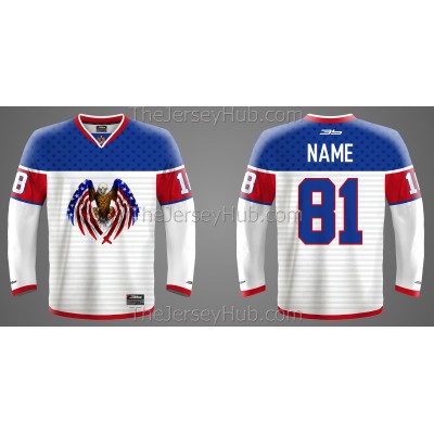 Team USA Eagle Hockey Jersey Light 4