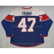 Donald Trump Team USA Hockey Jersey Dark 4
