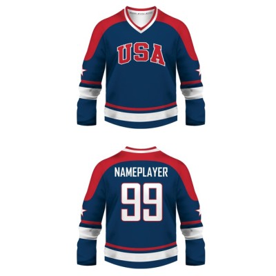 Team USA Hockey Jersey Dark