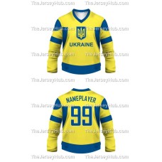 Team Ukraine Hockey Jersey Light Team Ukraine Hockey Jersey Light
