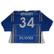 Team Finland Hockey Jersey Miikka Kiprusoff Dark