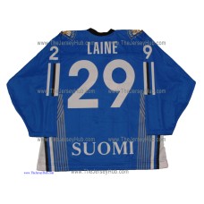 Team Finland Hockey Jersey Patrik Laine Dark