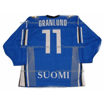 Team Finland Hockey Jersey Markus Granlund Dark Team Finland Hockey Jersey Markus Granlund Dark