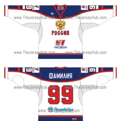 Team Russia 2005-06 Euro Tour Russian Hockey Jersey Light Team Russia 2005-06 Euro Tour Russian Hockey Jersey Light