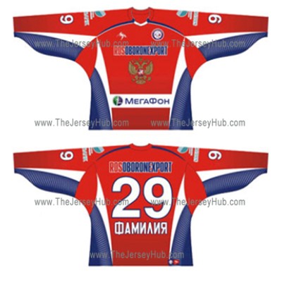 Team Russia 2007-08 Euro Tour Russian Hockey Jersey Dark Team Russia 2007-08 Euro Tour Russian Hockey Jersey Dark