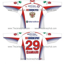 Team Russia 2008-09 Euro Tour Russian Hockey Jersey Light