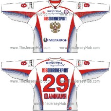 Team Russia 2009-10 Euro Tour Russian Hockey Jersey Light