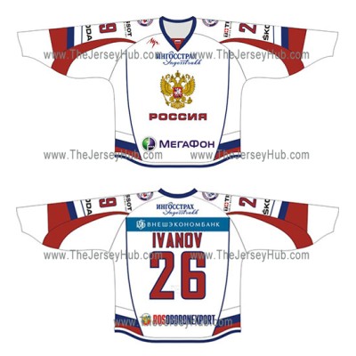 Team Russia 2012-13 Russian Hockey Jersey Light Team Russia 2012-13 Russian Hockey Jersey Light