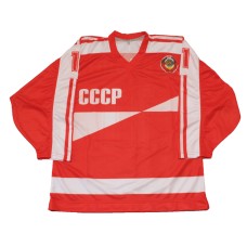 Team USSR 1986 Soviet Russian Hockey Jersey Larionov Dark