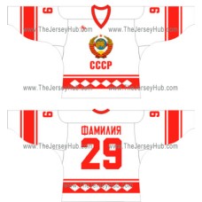 Team USSR 1980 Soviet Russian Hockey Jersey Light