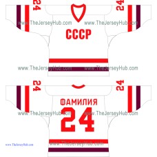 Team USSR 1984-1985 Soviet Russian Hockey Jersey Light