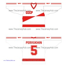 Team USSR 1987 Canada Cup Soviet Hockey Jersey Light