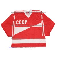 1987 Canada Cup Team USSR Soviet Hockey Jersey Larionov Dark