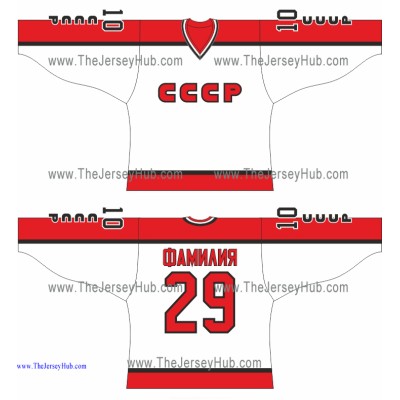 Team USSR 1991 Canada Cup Soviet Hockey Jersey Light