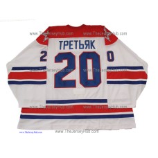 Red Army 1980 CSKA Soviet Russian PRO Hockey Jersey Tretyak Tretiak Light