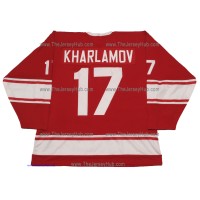 Team USSR 1972 Soviet Russian PRO Hockey Jersey Kharlamov Dark