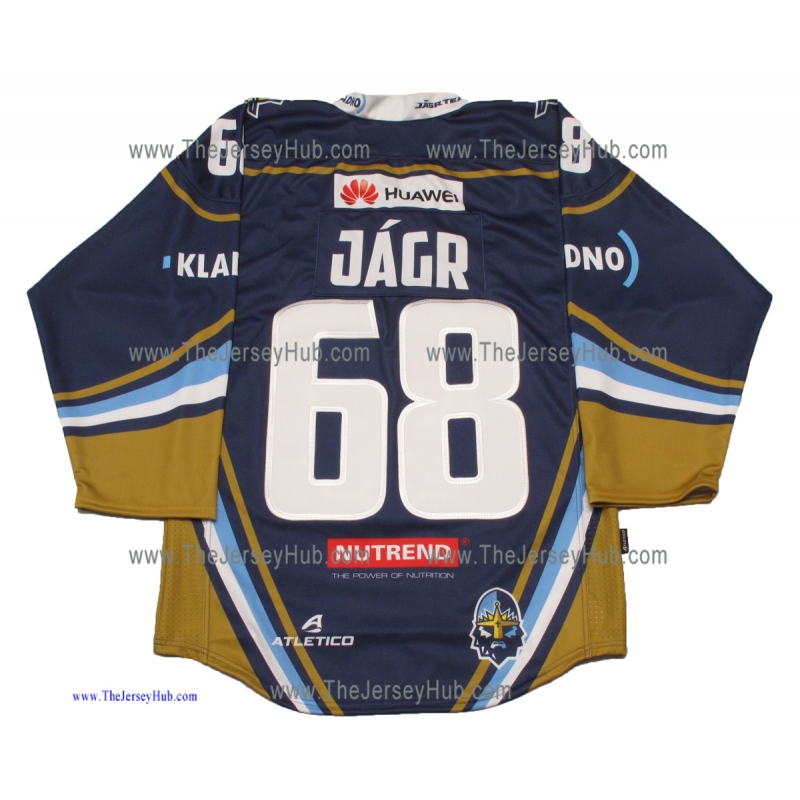 Jaromir Jagr Signed Jersey Rangers Pro Blue 2017-2019 Adidas - NHL Auctions