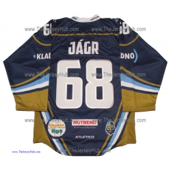 Rytiri Kladno Knights 2018-19 Czech Extraliga PRO Hockey Jersey Jaromir Jagr Dark