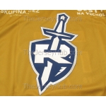 Rytiri Kladno Knights 2024-25 Czech Extraliga PRO Gold Hockey Jersey Jaromir Jagr Dark