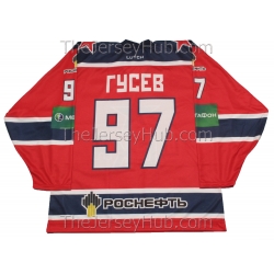 CSKA Moscow KHL 2012-13 Russian Hockey Jersey Nikita Gusev Dark