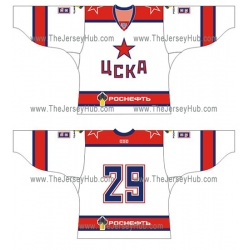 CSKA Moscow 2012-13 Russian Hockey Jersey Light
