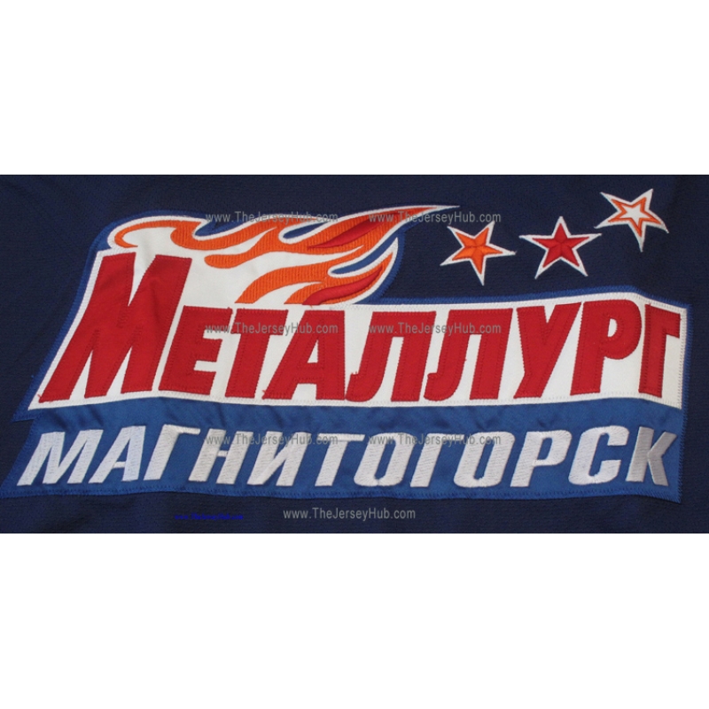 Metallurg Magnitogorsk KHL 2012-13 Russian Hockey Jersey Malkin Dark