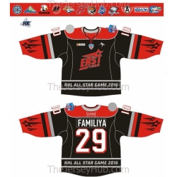 KHL 2016 All Star Game Team East Russian Hockey Jersey Kaprizov