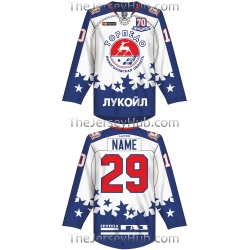 Torpedo Nizhny Novgorod KHL 2016-17 Russian Hockey Jersey Light