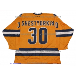 Igor Shestyorkin Shesterkin KHL All Star Game 2018 Bobrov Division Russian Hockey Jersey 