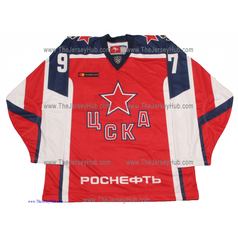 CSKA Moscow 2012-13 KHL Hockey Jersey Pavel Datsyuk Dark