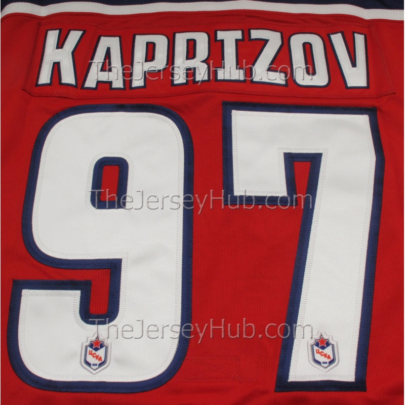 CSKA Moscow 2019-20 KHL Hockey Jersey Kirill Kaprizov #97 Dark