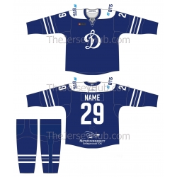Dynamo Dinamo Moscow KHL 2019-20 Russian Hockey Jersey Dark